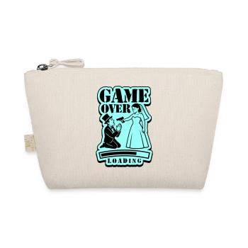 Hochzeit Game Over Loading - Bio-Täschchen - Natur - Vorne