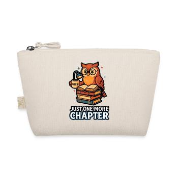 Night Owl – Book Lover Just One More Chapter - Organic Pouch - nature - Front