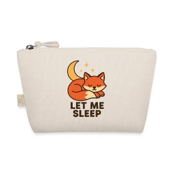 Let Me Sleep - Organic Pouch - nature - Front