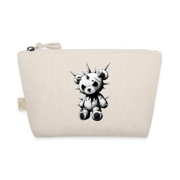 Spiked Teddy Gothic - Organic Pouch - nature - Front