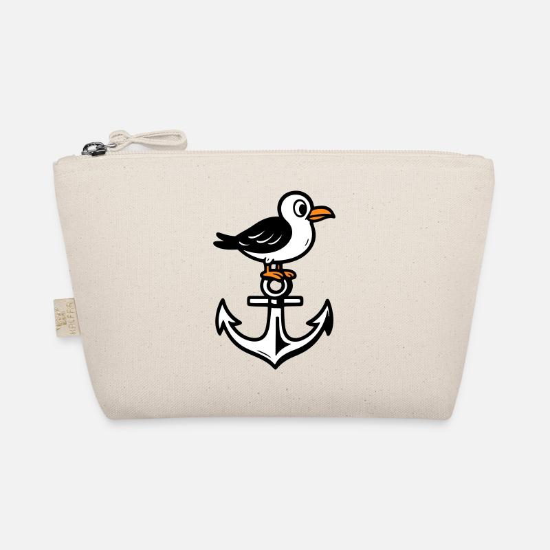 Seagull Anchor Comic Organic Pouch
