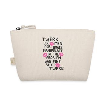 TWERK & MANIPULATE – Lip Gloss Agenda Vibes - Organic Pouch - nature - Front