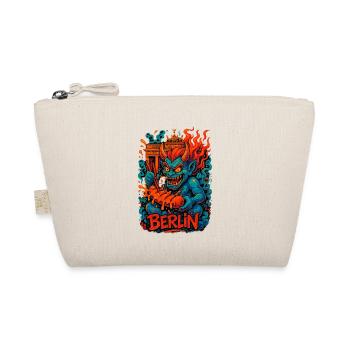 Berlin Dämon Feuergrafik - Bio-Täschchen - Natur - Vorne