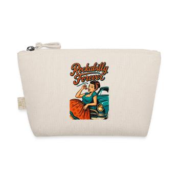 Rockabilly Forever Cherries Wife 50s Gift - Organic Pouch - nature - Front