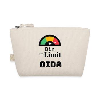 Spruch: bin am Limit oida - Bio-Täschchen - Natur - Vorne