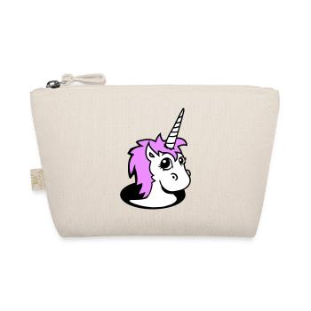 Unicorn Girl Pretty Bottom Hole Cartoon Cute Girl - Organic Pouch - nature - Front