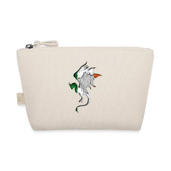 Flag of Ireland - Ireland - Dragon Silhouette - Organic Pouch - nature - Front