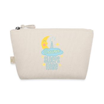 Sleeping Dreamer Astronaut Design - Organic Pouch - nature - Front