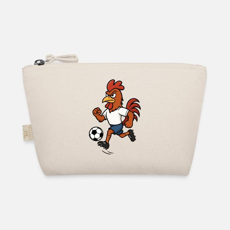 hahn fussball - Bio-Täschchen - Natur