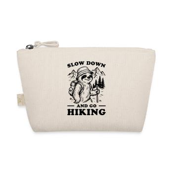 Sloth Hiking Adventure Mountain Nature - Organic Pouch - nature - Front