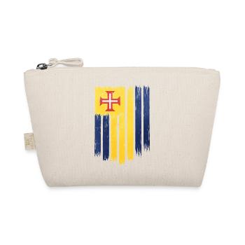 Portuguese flag with cross motif - Organic Pouch - nature - Front