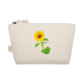 Vibrant Sunflower Yellow Flower Blossoms Late Summer - Organic Pouch - nature - Front