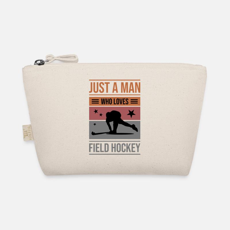 Feldhockey Just a Man Bio-Täschchen
