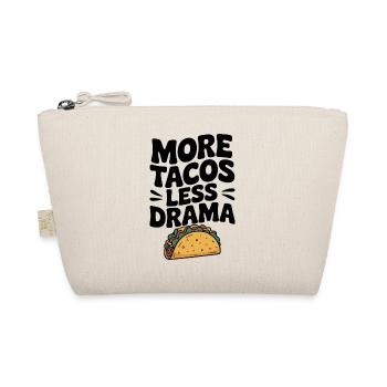 More Tacos Less Drama - Organic Pouch - nature - Front