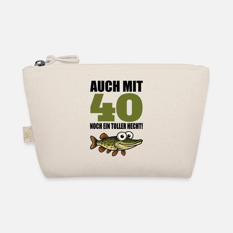 40th Birthday Funny Men's Great Pike Gift Organic Pouch