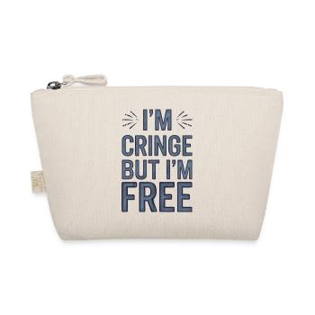 Humorous Saying, Bering Free  - Organic Pouch - nature - Front
