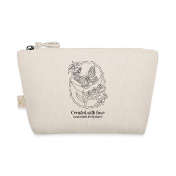 Created With Love – Butterfly & Chaos - Organic Pouch - nature - Front