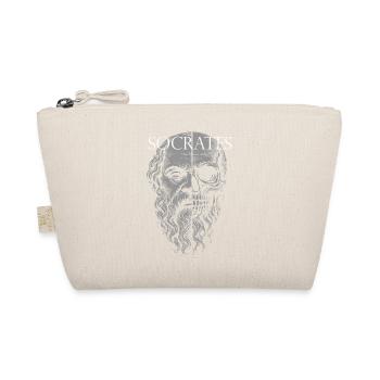 Socrate demi-crâne portrait design - Trousse biologique - nature - Devant