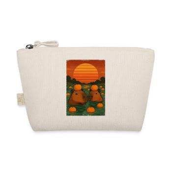 Capybara avec de l’orange sur la tête - Trousse biologique - nature - Devant