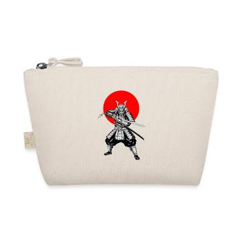 Japanese style samurai - Organic Pouch - nature - Front