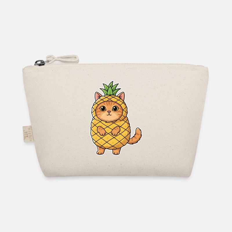 Ananas-Katze Bio-Täschchen