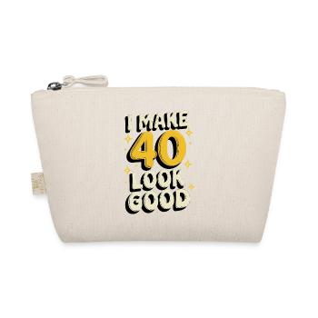 I Make 40 Look Good - Organic Pouch - nature - Front