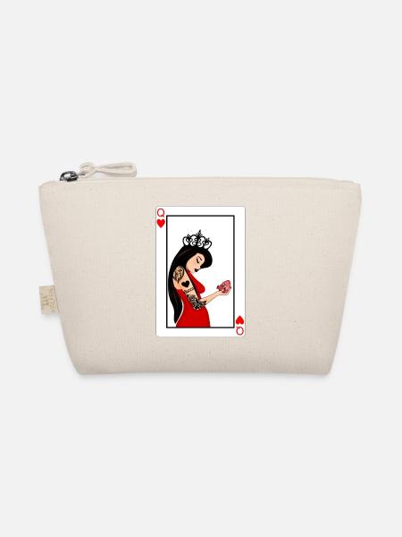 Punk Lady of Hearts Karte - Bio-Täschchen - Natur