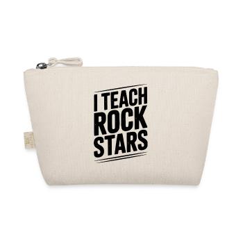 I Teach Rock Stars - Organic Pouch - nature - Front