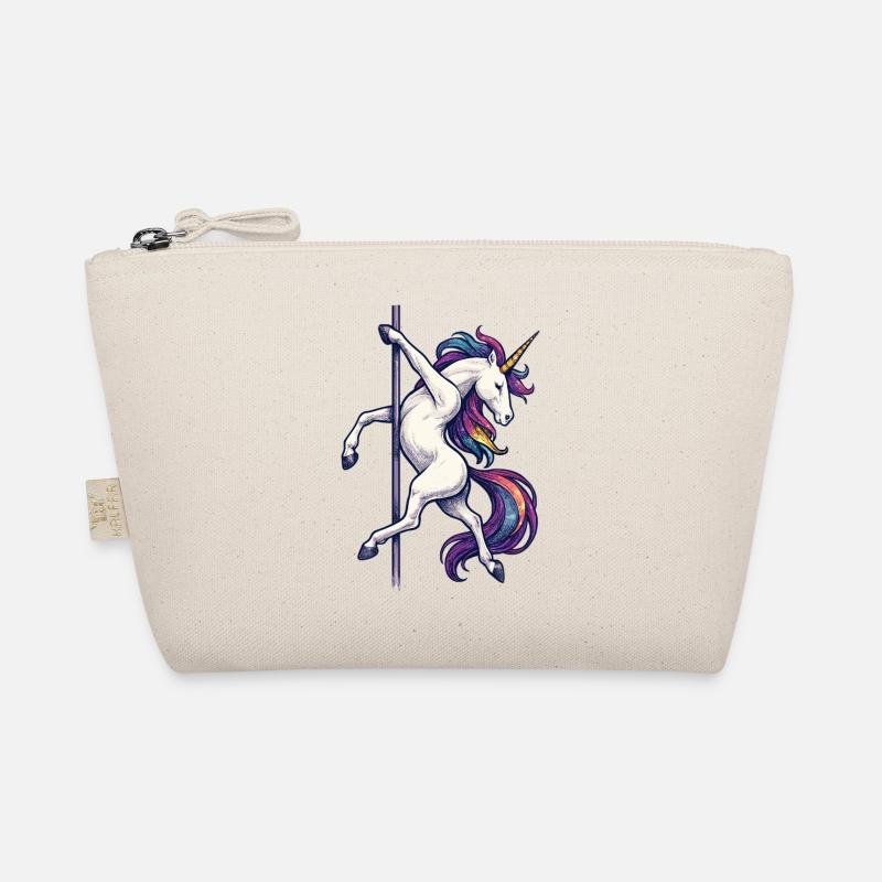 Pole Dance Einhorn Poledancerin Stange Geschenk Bio-Täschchen