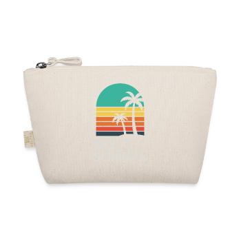 Boden und Schatten Sunset Palm - Bio-Täschchen - Natur - Vorne