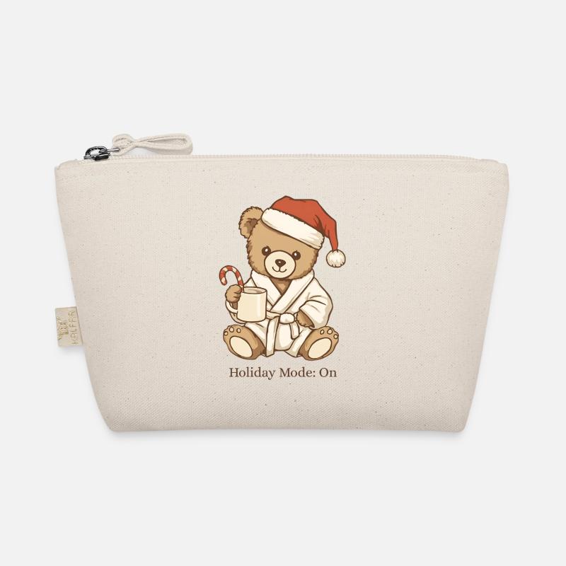 Mode de vacances Vintage Teddy à Noël Trousse biologique