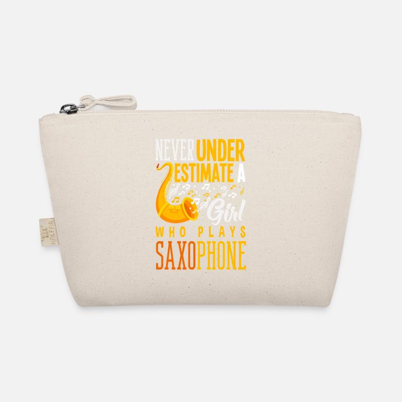 Saxofon - Bio-Täschchen - Natur