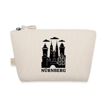 nürnberg bayern stadt silhouette - Bio-Täschchen - Natur - Vorne