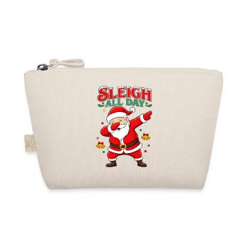 Schlittenpower Santa Dab - Bio-Täschchen - Natur - Vorne