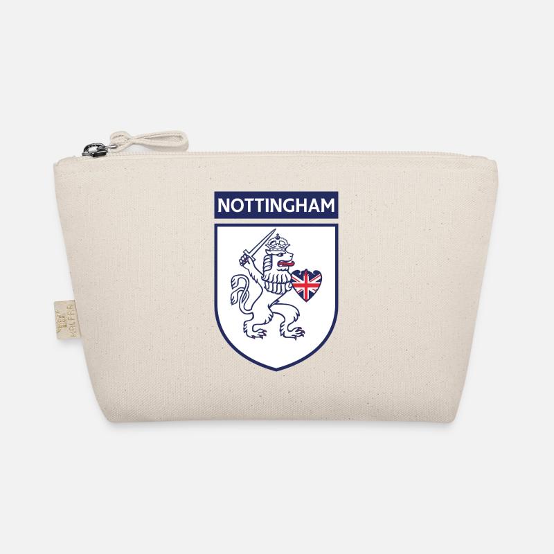 Nottingham Shield Lion with Sword Organic Pouch