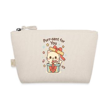 Purr-sent for You - Cat - Organic Pouch - nature - Front