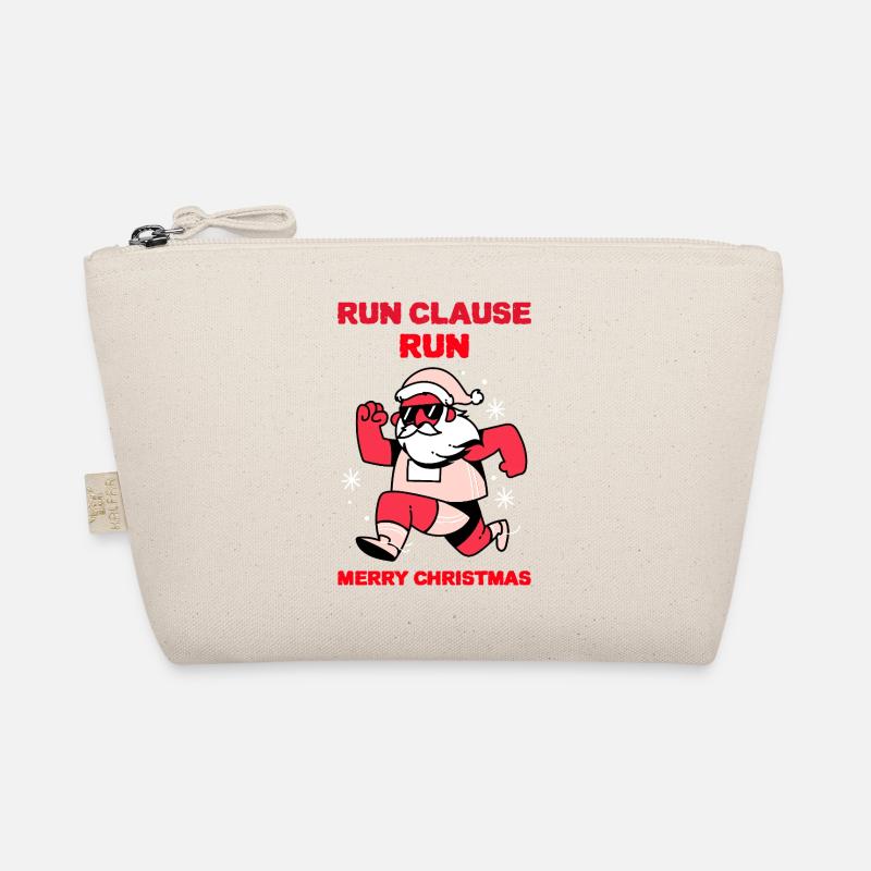 Courir, Clause, Courir – Design de Noël Trousse biologique