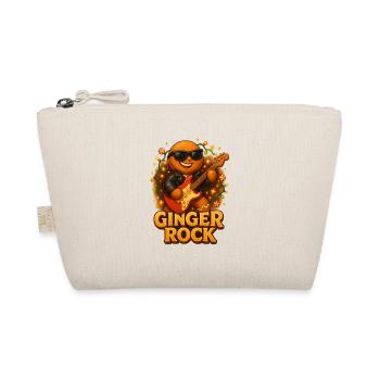 Lebkuchen mit Gitarre Rock n Roll - Bio-Täschchen - Natur - Vorne