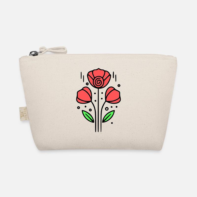 Coquelicots coquelicots minimaliste Line Art 10 Trousse biologique