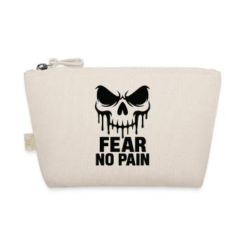 Fear No Pain Crâne Gym Motivation - Trousse biologique - nature - Devant