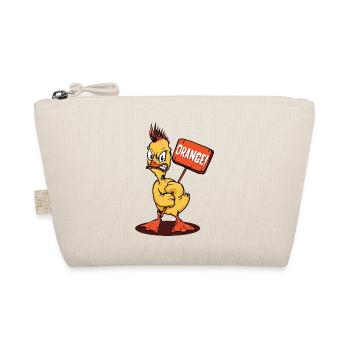 Angry Duck Punk Orange - Organic Pouch - nature - Front