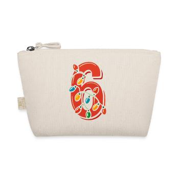 Fun 67 Number 6-7 6 7 Matching Christmas Six You - Organic Pouch - nature - Front