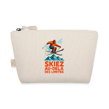 Skiez Au-Delà des Limites Sport Hiver Skieur - Trousse biologique - nature - Devant