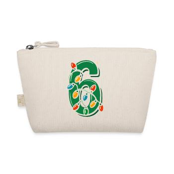 Fun 67 Number 6-7 6 7 Matching Christmas Six You - Organic Pouch - nature - Front