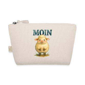 Moin Sheep Sweet Sheep Baby Children North German - Organic Pouch - nature - Front