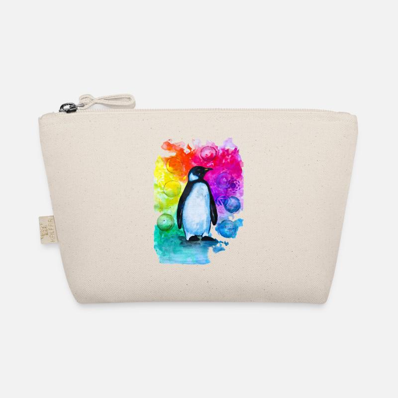 Aquarelle colorée de pingouin Trousse biologique