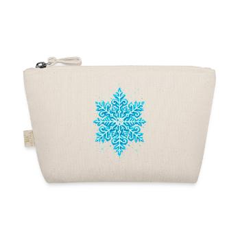 Flocon de neige | Montagne  | Ski | Snowboard - Trousse biologique - nature - Devant