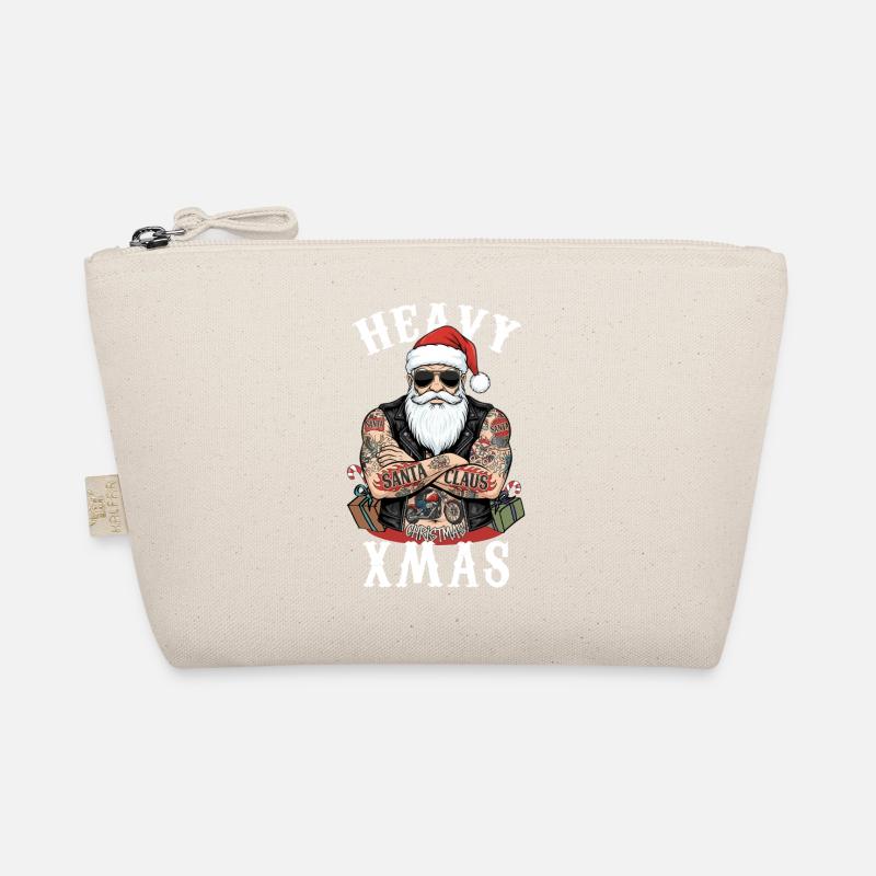 Heavy XMAS - Noël - Rocker - Père Noël Trousse biologique