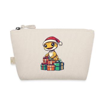 Lizard Gecko Christmas Gifts - Organic Pouch - nature - Front