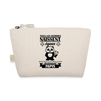 Tous les hommes naissent égaux papys papy papi - Trousse biologique - nature - Devant